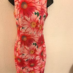 Calvin Klein Sunday floral midi dress